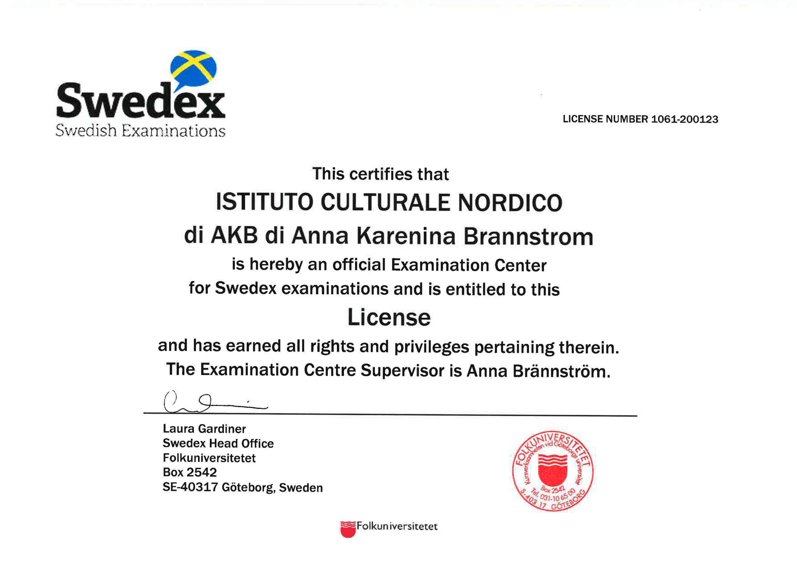 Certificazioni lingua svedese - swedex